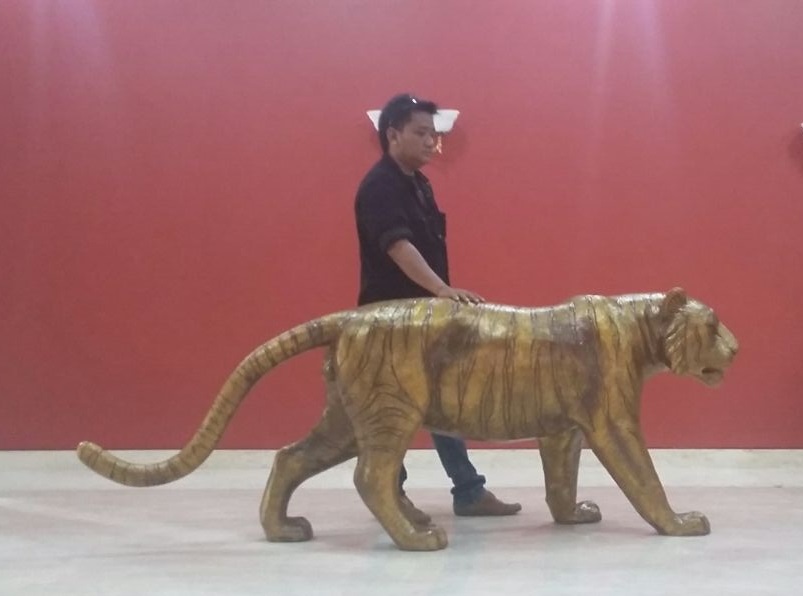 gambar jual patung macan & harimau